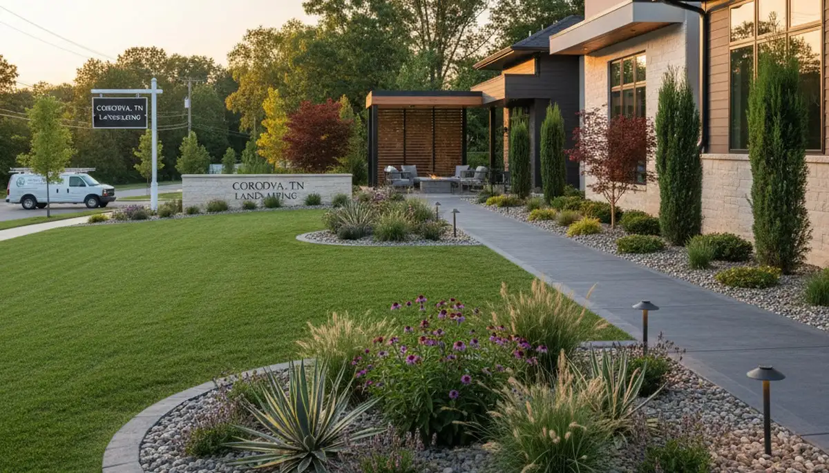 Landscaping team providing professional landscape design services in Memphis, TN