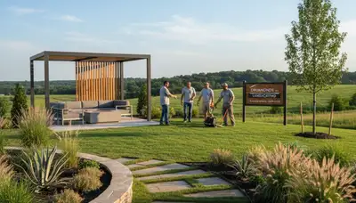 Landscaping team serving Memphis, TN with professional landscape design and outdoor property care