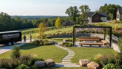 Landscaping team serving Memphis, TN with custom landscape design and installation services