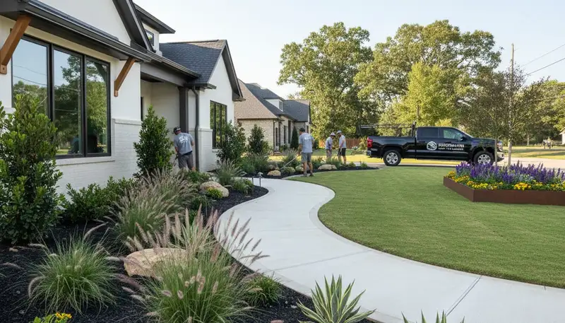 Landscaping team serving Memphis, TN for custom landscape design and installation