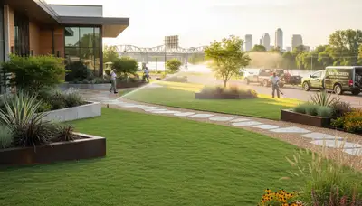 Landscaping service in Memphis, TN for custom yard design and outdoor property improvements
