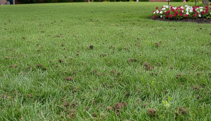 Memphis TN lawn recovering after professional aeration showing healthier, denser grass growth